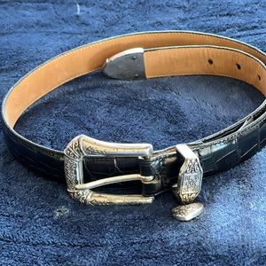 Brighton Women’s black leather belt